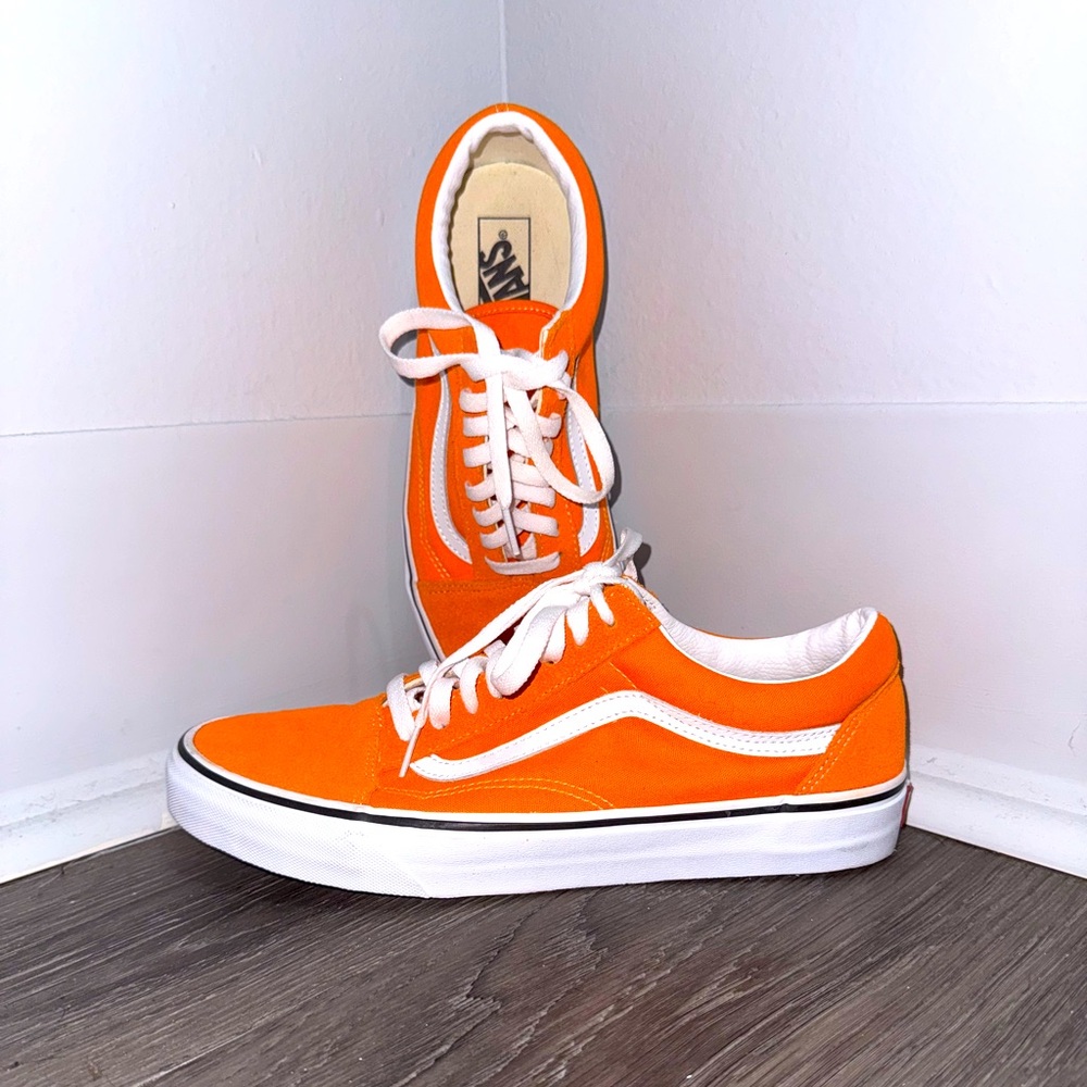 Men’s Vans Old Skool Orange Low-Top Sneakers